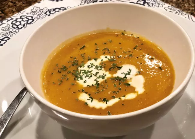 Spicy Butternut Squash Soup